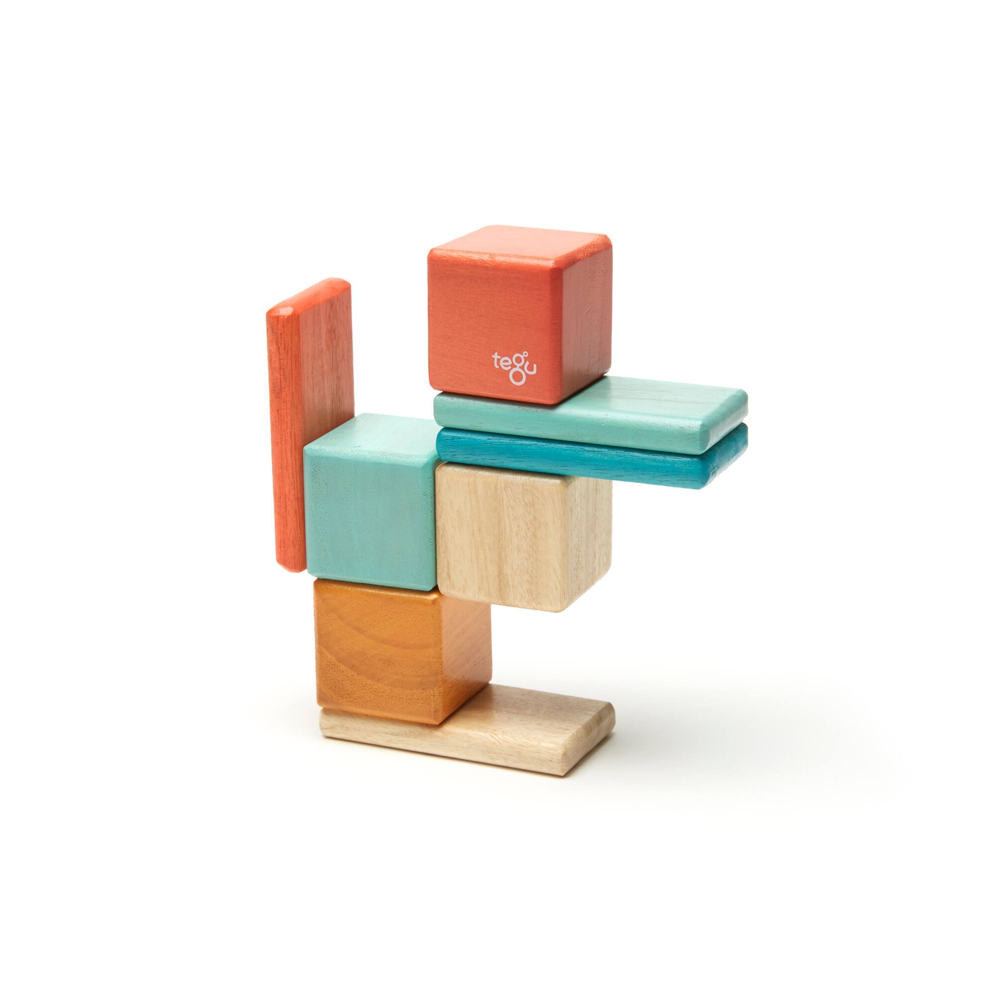 Tegu Sunset Block Pocket Pouch Set